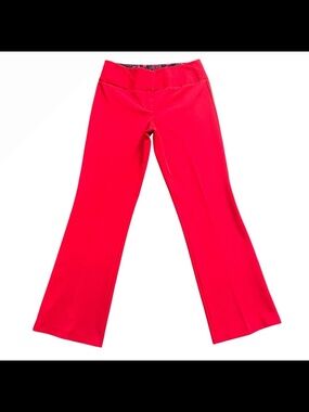 Joe Benbasset Red Dress Pants Women’s Size 5 Stretch Flare Career Work Y2K